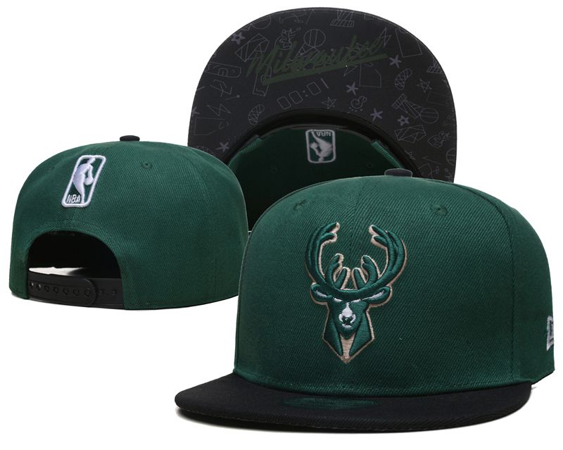 2022 NBA Milwaukee Bucks Hat YS1115->nfl hats->Sports Caps